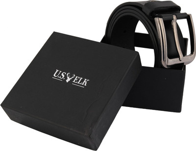 

U.S.ELK Men Formal Black Genuine Leather Belt, U.S.ELK Men Casual Black Genuine Leather Belt, U.S.ELK Men Casual Black Genuine Leather Belt, U.S.ELK Men Casual Black Genuine Leather Belt, U.S.ELK Men Casual Black Genuine Leather Belt