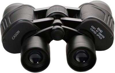 CASON 8 X 40 Binoculars 10X Zoom HD Folding Powerful Lens Binocular Telescope With Bag Outdoor Binoculars For Long Distance , bird watching,wildlife (Adults ,children,kids) Binoculars(40 mm , Black)