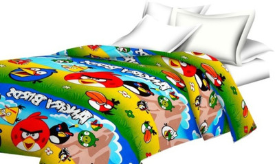 

RJ Craft Cartoon  AC Blanket(Poly Cotton, Green