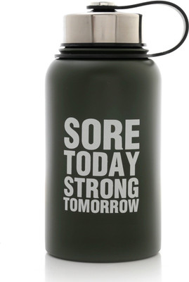 

GetSweat Stainless Steel Shaker For Exercise, Gym, Running, Yoga & Other Sports 500ml Green 500 Shaker(Pack of 1, Green)