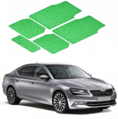 AUTOGARH PVC (Polyvinyl Chloride) Standard Mat For  Skoda Superb(Black)