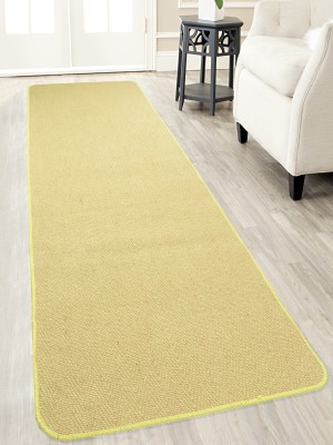 Saral Home Green Cotton Runner(2 ft,  X 7 ft, Rectangle)