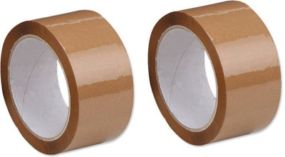 

AutoVHPR Single Sided HandHeld Premium Quality Brown Tape 2 Inch Wide 200 Meters Long (Manual)(Set of 2, Brown)