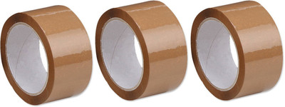 

AutoVHPR Single Sided HandHeld Premium Quality Brown Tape 3 Inch Wide 200 Meters Long (Manual)(Set of 3, Brown)