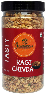 

Graminway Tasty Ragi Chivda Pack of 2 Puffcorn(320 g)