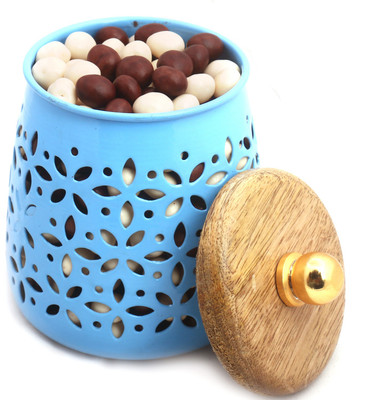 

Ghasitaram Gifts Chocolates- Blue Metal Nutties Jar Brittles(500 g)