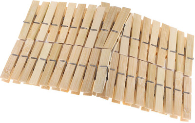 

TVB 1 Medium Wood Wooden Clips 20pcs(Set of 20, Sandal)