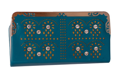 

Indian crew Casual Blue Clutch