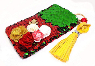 

INAAYA Casual, Party Red Clutch