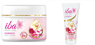 

iba halal care Fairness Face wash (50ml) & Fairness Face Cream SPF 25+ (50gm) combo(Set of 2)