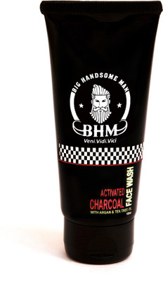 

Big Handsome Man Activated Charcoal Face Wash, 100ml | Argan & Tea Tree Oil | Sulphate & Paraben Free Face Wash(100 ml)