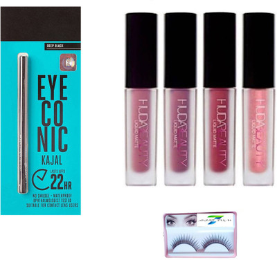 

SIRF TUM 7 SIRF TUM EYEALSHES,EYECONIC KAJAL,HUDA BEAUTY PINK EDATION (SET 6)(Set of 6)