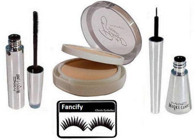 

Fancify Eyelashes, Mac Patrick Starr Compact, Brook Candy Eyeliner & Mascara(Set of 4)