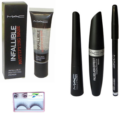 

SIRF TUM 7 SIRF TUM 7EYELASHES,MAC FALSELASHEFFECT 3 IN 1 EYELINER,MAC INFALLIBLE MATTIFYING PRIMER SET ( 5 )(Set of 5)