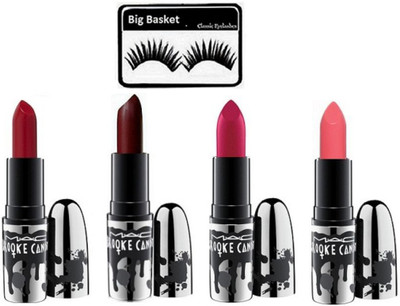 

big basket Eyelashes, Mac Brooke Candy Lipstick Set of 4(Set of 5)