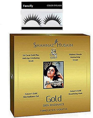 

Fancify Eyelashes, 24 carat Gold Facial kit(Set of 2)