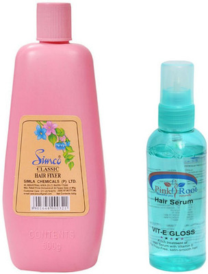 

Pink Root HAIR SERUM WITH SIMCO CLASSIC HAIR FIXER 500G(Set of 2)
