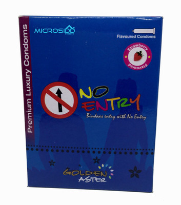 

Microsidd Golden Aster No Entry Condom(Set of 4, 3S)