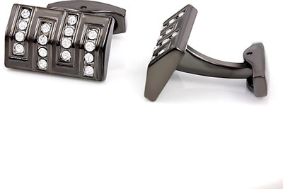 NAKABH Metal Cufflink Set(Black)
