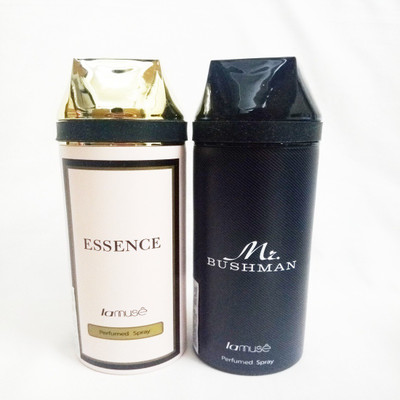 

LAMUSE ESSENCE AND MR BUSHMAN Perfume Body Spray - For Men & Women(400 ml, Pack of 2)