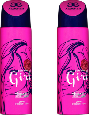 

arochem COMBO GIRL DYNAMIC DEODORANT SPRAY Body Spray - For Men & Women(400 ml, Pack of 2)