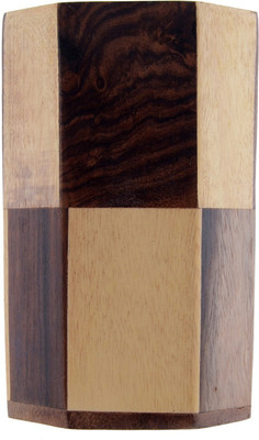 Craft Trade 1 Compartments Wooden Pen Stand(Brown)