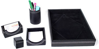 

Essart 4 Compartments Faux Leather TS-10-Black(Brown)