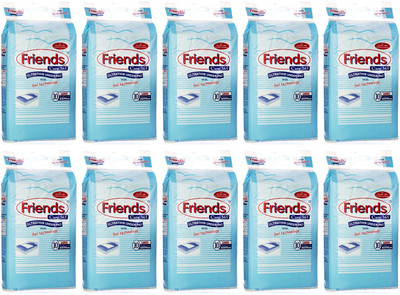 

Friends CARE 365 ULTRATHIN UNDERPADS ( SHEETS FOR LAYING ON BED ), SIZE 60 X 90 CMS., SET OF 10 PACKS TOTAL 100 SHEETS - L(100 Pieces)