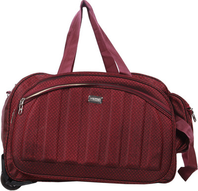 

VIDHI (Expandable) Expandable foldable duffel bag with two wheel 18"(46 cms) Travel Duffel Bag(Maroon)