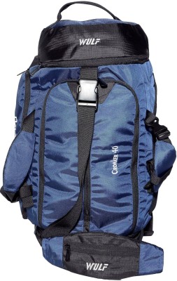 

Wulf (Expandable) Croaker Blue Travel Duffel Bag(Blue)