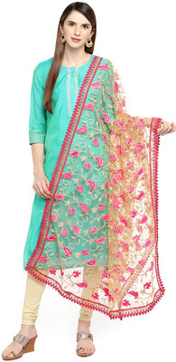 DUPATTA BAZAAR Cotton Blend Embroidered Women Dupatta