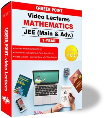 

Career Point Kota Mathematics Video Lectures (11th+12th) | JEE Main & Advanced | Validity 1 Yr | Medium : Mixed Language (E & H)(Pen Drive)