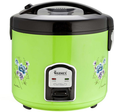 

Warmex RC 999 G Electric Rice Cooker(2.8 L, Black & Green)