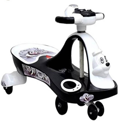 

Alpyog Unbreakable Car Ride On For Kids Scooter Non Battery Operated Ride On(Black, White)