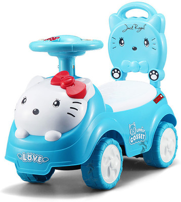 

Stylo Ride On Katy Toy Car with Music (Blue) Scooter Battery Operated Ride On(Yellow, Multicolor), Yellow;multi