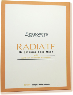 Berkowits Radiate- Brightening Face Mask with Apple Fruit Extract and Niacinamide(82 g)