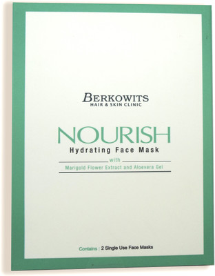 

Berkowits Nourish - Hydrating Face Mask With Marigold Flower Extract and Aloevera Gel(39 g)
