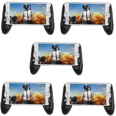 

ROQ Set Of 5 3 In 1 Mobile Game Joystick Grip Extended Handle Game Controller Sucker Gamepad Holder For 4.7-6.4 Inch Smart Phone Gaming Accessory Kit(Black, For PS)