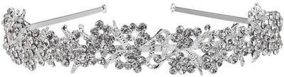 

Foxnovo Hairband-Foxnovo Bridal Crowns Headband Crystal Tiaras for Wedding Hair Band(Multicolor)