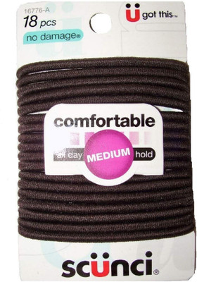 

Scunci Comfortable All Day Medium Hold, Black 18 ea Hair Clip(Black)