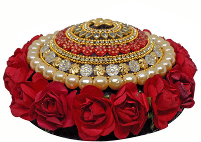 

BOXO Party Wear Hair Accessories Designer Gajra For Women Wedding, Multicolor Hair Accessory Set(Multicolor)