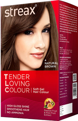 

Streax Tender Loving Soft Gel Hair Colour Natural Black Hair Color(1)