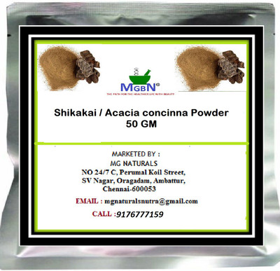 

MGBN Shikakai / Acacia concinna Powder 50 GM Hair Color(Black)