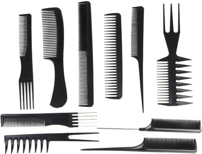

Bruzone Styling Comb Set Variety Pack Great for All Hair Types & Styles Set 0f 10 Pcs