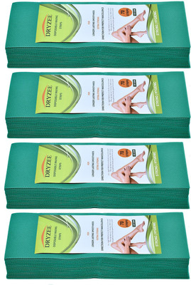 

Dryzee Be Plain Natura Waxing Strips Regular 280 Strips Pieces Combo (Pack Of 4) (Green) Strips(280 Strips, Set of 4)