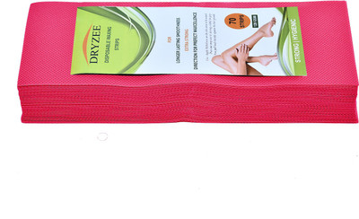 

Dryzee Be Plain Natural Waxing Strips Regular 70 Strips Pieces (Pink) Strips(70 Strips)