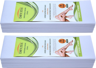 

Dryzee Be Plain Natura Waxing Strips Regular 140 Strips Pieces Combo (Pack Of 2) ( White ) Strips(140 Strips, Set of 2)