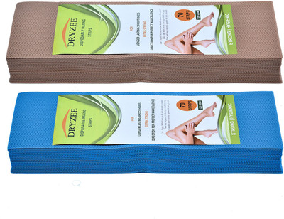 

Dryzee Be Plain Natura Waxing Strips Regular 140 Strips Pieces Combo (Pack Of 2) ( Brown & Blue ) Strips(140 Strips, Set of 2)