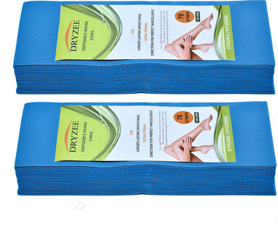 

Dryzee Be Plain Natura Waxing Strips Regular 140 Strips Pieces Combo (Pack Of 2) ( Blue ) Strips(140 Strips, Set of 2)