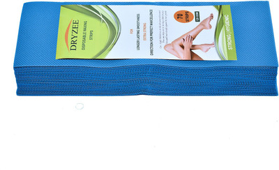 

Dryzee Be Plain Natural Waxing Strips Regular 70 Strips Pieces (Blue) Strips(70 Strips)